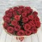 Букет из 31 бордовой розы