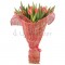 Букет из 21 красных тюльпанов